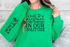 Her Presence The Comfort Sleeve SVG, Mother's Day SVG Design Product Image 2