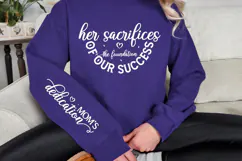 Her sacrifices the foundation of our Sleeve SVG Design Product Image 3