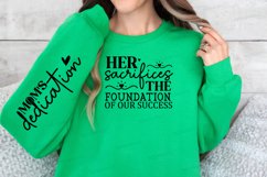 Her Sacrifices The Foundation Sleeve SVG, Mother&#039;s Day SVG Product Image 2