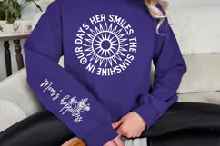 Her smiles the sunshine in our days Sleeve SVG Design Product Image 2