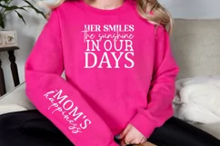Her Smiles The Sunshine Sleeve SVG, Mother's Day SVG Design Product Image 3
