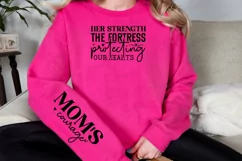 Her Strength The Fortress Sleeve SVG, Mother's Day SVG Product Image 3