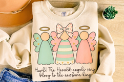 Christmas Angels PNG, Merry Christmas PNG, Holiday PNG, Xmas Product Image 1