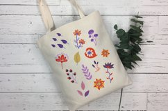 herbal sublimation on tote