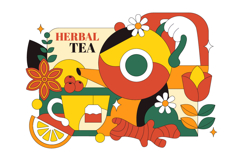 10 Herbal Tea Illustration Product Image 4