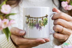 Herbal Witch Sublimation Clipart Product Image 3