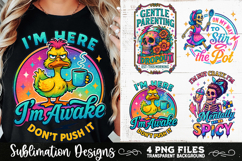 Funny Skeletons Sarcastic Retro PNG Sublimation Product Image 3