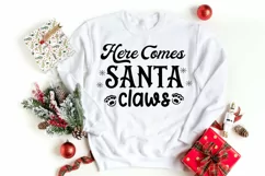 Here Comes Santa Claws SVG I Christmas Cats SVG I Cat Ornaments SVG