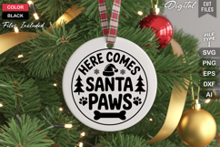 Christmas Round Sign SVG Bundle | Farmhouse Holiday Sign SVG Product Image 13