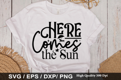 Here Comes the Sun - Family Vacation SVG Design Product Image 1