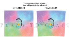 here comes the sun skinny tumbler sublimation design for 20oz and 30oz skinny tumbler sublimation wrap