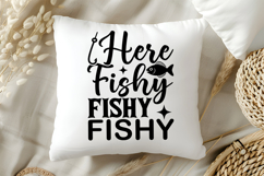 Here Fishy Fishy Fishy SVG, Retirement SVG Product Image 5