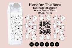 here for the boos halloween 17oz Milk Carton Bottle Wrap SVG Design Instant download digital files for creative packaging solutions