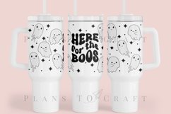 Bundle 6 Halloween 40oz Tumbler Sublimation Wrap SVG Product Image 6