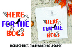 Here for the Boos Halloween SVG Product Image 1