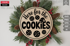 Christmas Sign SVG Bundle | Holiday Round Sign SVG Cut Files Product Image 16
