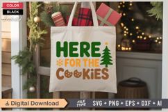 Here For The Cookies SVG | Christmas SVG | Holiday SVG Product Image 5