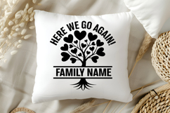 Here We Go Again! SVG | Family Reunion SVG | Family Tree SVG Product Image 5