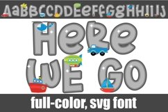 Here We Go Color Font Product Image 1