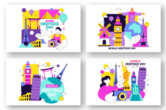 10 World Heritage Day Illustration Product Image 3