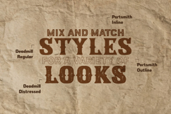 Rustic Western Heritage Font Duo Product Image 2