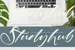 Heritage Diamond - Modern Handbrush Script Product Image 9