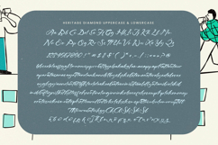 Heritage Diamond - Modern Handbrush Script Product Image 15
