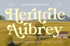 Heritale Aubrey - Bold Serif Display Product Image 1