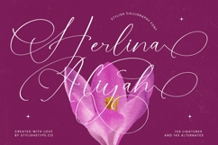 Herlina Aliyah - Stylish Calligraphy Font Product Image 1