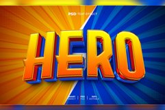 Hero 3D editable text effect Product Image 1