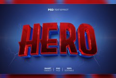 Hero 3D editable text effect Product Image 1