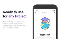 Online Education Icon Pack Product Image 4