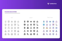 Online Education Icon Pack Product Image 6