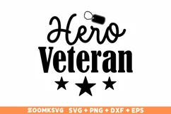 Hero Veteran SVG, Veteran SVG, Military SVG Product Image 1