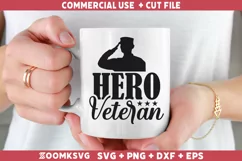 Hero Veteran SVG, Veteran SVG, Military SVG Product Image 2