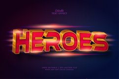 Heroes Editable Text Effect Style Cinematic Product Image 1
