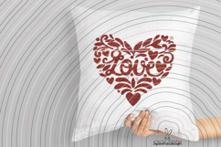 Heart Love Cutting file SVG DXF Product Image 6