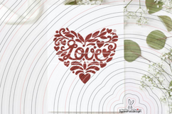 Heart Love Cutting file SVG DXF Product Image 4