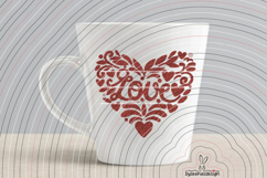 Heart Love Cutting file SVG DXF Product Image 2