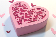 Heart box Cutting file SVG DXF Product Image 1