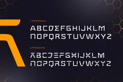 Hexa - Futuristic Font Product Image 4