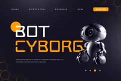 Hexa - Futuristic Font Product Image 6