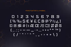 Hexa - Futuristic Font Product Image 7