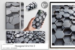 Digital Paper Hexagonal Grid Product Image 1