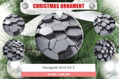 Christmas Ornaments Hexagonal Grid Product Image 1