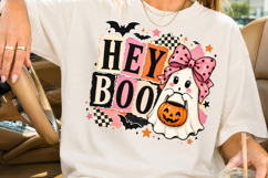 Hey Boo Halloween Sublimation Design Product Image 2