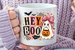 Hey Boo Halloween Sublimation Design Product Image 4