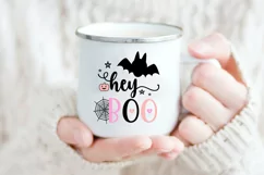 Hey Boo Halloween Sublimation I Pink Halloween Sublimation