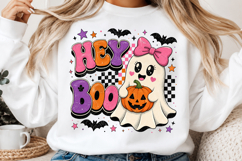 Hey Boo Halloween Sublimation PNG Product Image 2