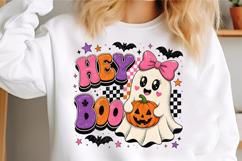 Hey Boo Halloween Sublimation PNG Product Image 3